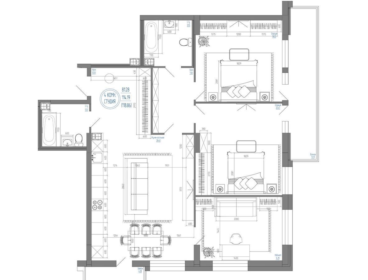 квартира г Воронеж р-н Коминтерновский ул 45 стрелковой дивизии 257 д. 255г фото 8