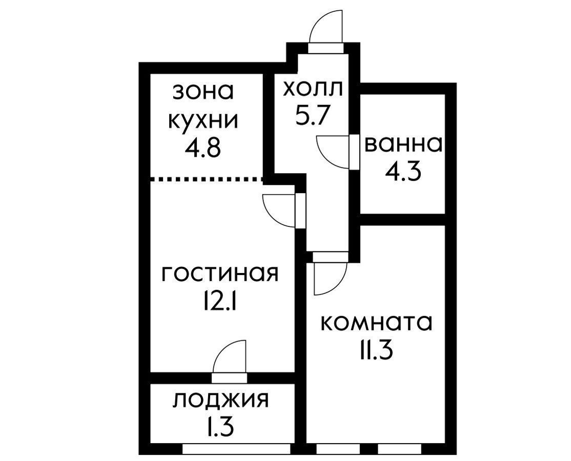 квартира г Москва п Сосенское д Николо-Хованское метро Прокшино кв-л 26, д. 4 фото 5