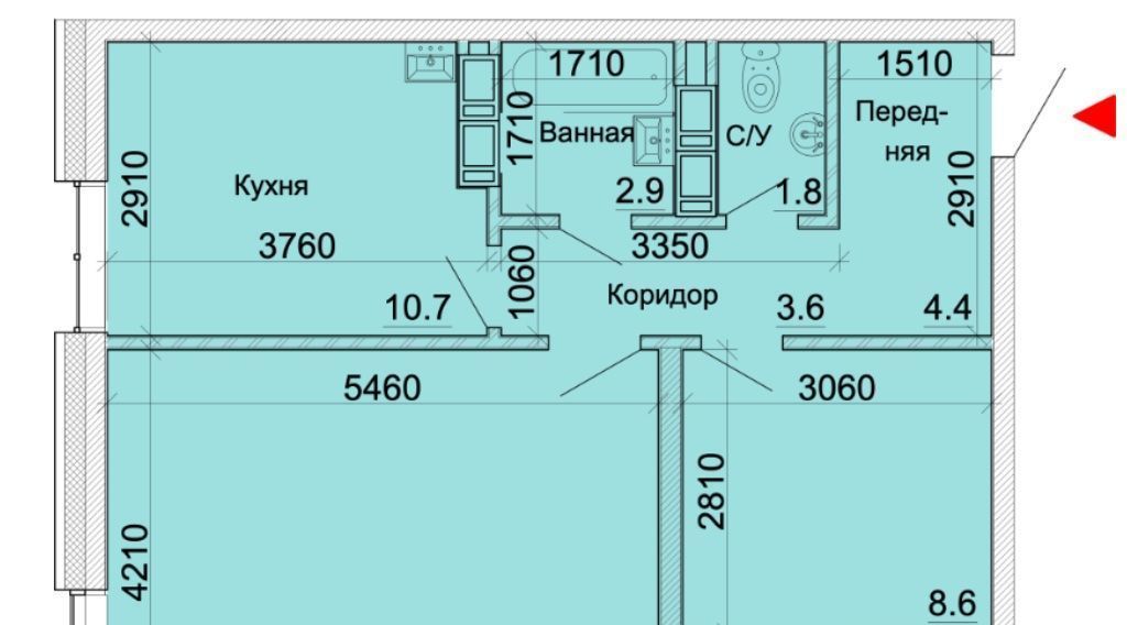 квартира г Владивосток р-н Первореченский ул Сабанеева фото 1