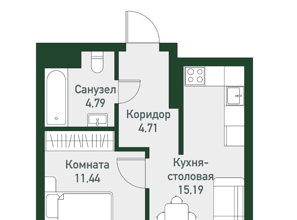 квартира р-н Сосновский п Западный р-н мкр Привилегия фото 1