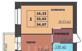 квартира г Ярославль р-н Дзержинский 15-й микрорайон Северный ЖК «Мегаполис» жилрайон фото 1