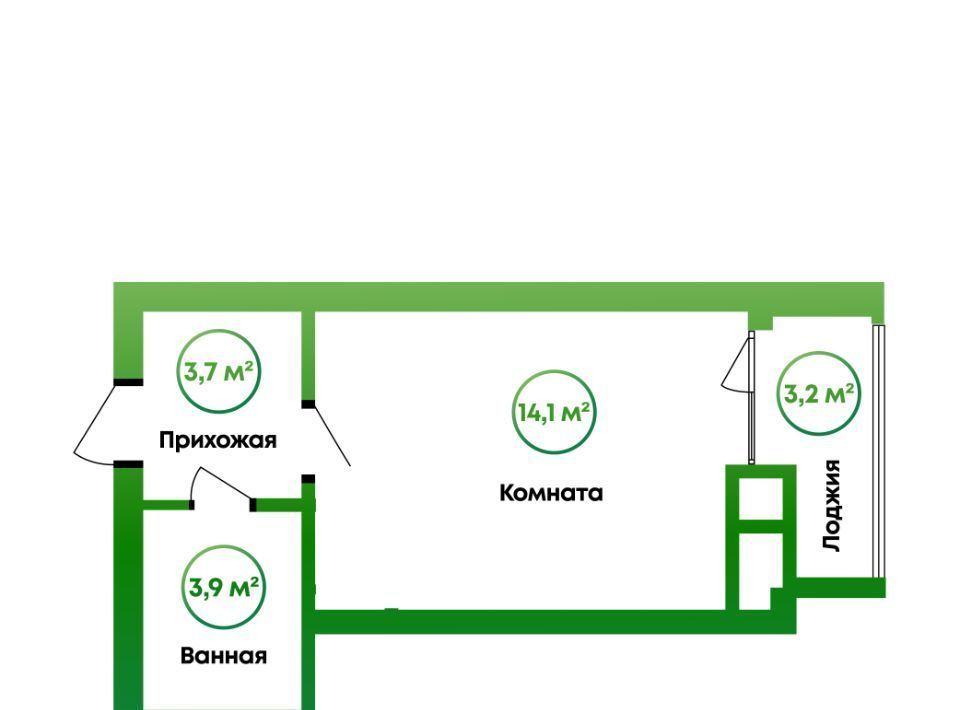 квартира г Астрахань р-н Кировский ул Калинина 39/23 фото 1