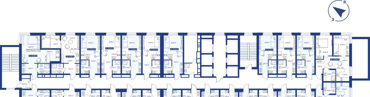 квартира г Новосибирск Октябрьская ул Кирова 113к/3 фото 2