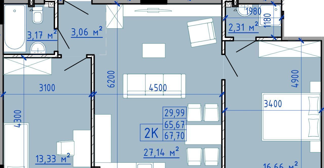 квартира г Батайск ул Комсомольская 135к/1 фото 1