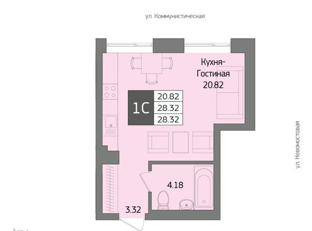 квартира р-н Кировский 531-й кв-л фото