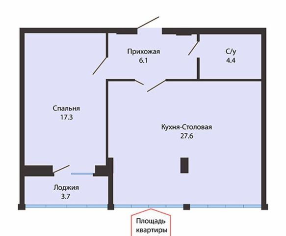 квартира г Ставрополь р-н Промышленный ул Доваторцев 86ак/1 фото