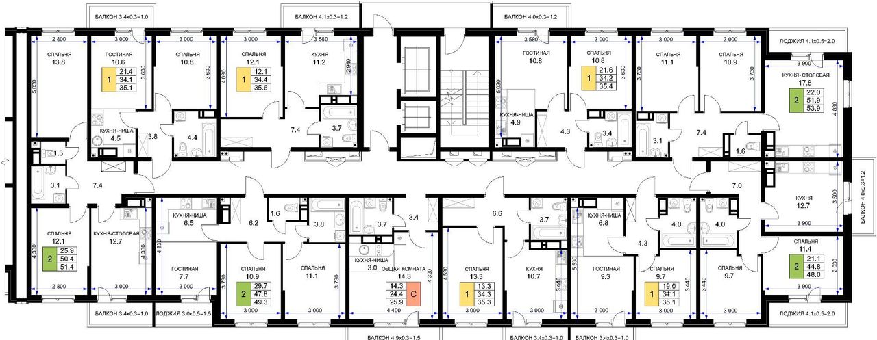 квартира г Краснодар р-н Прикубанский ул им. Героя Ростовского 8к/7 фото 1