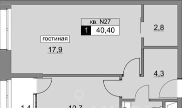 квартира г Москва п Московский ул Родниковая 30к/3 метро Румянцево фото 1