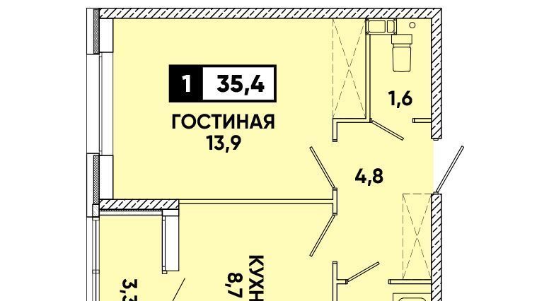 квартира г Ставрополь р-н Промышленный ул Тухачевского 31/2 фото 1