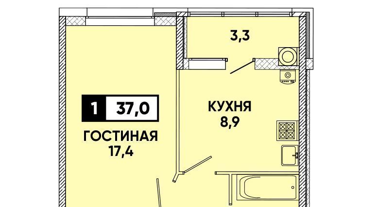 квартира г Ставрополь р-н Промышленный ул Тухачевского 31/4 фото 1