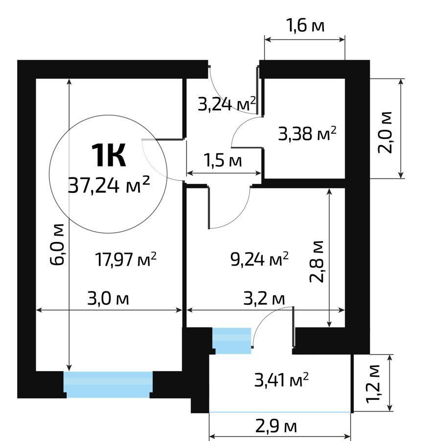 квартира г Самара п Мехзавод кв-л 1 60 р-н Красноглинский блок-секция 59 фото 2