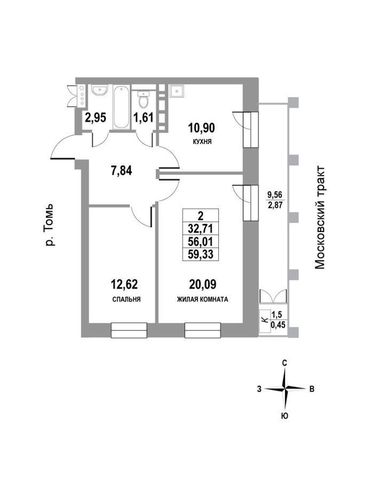 г Томск р-н Кировский тракт Московский 4 д. 109Б фото