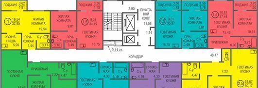 квартира г Оренбург р-н Ленинский ул Центральная 13 фото 10