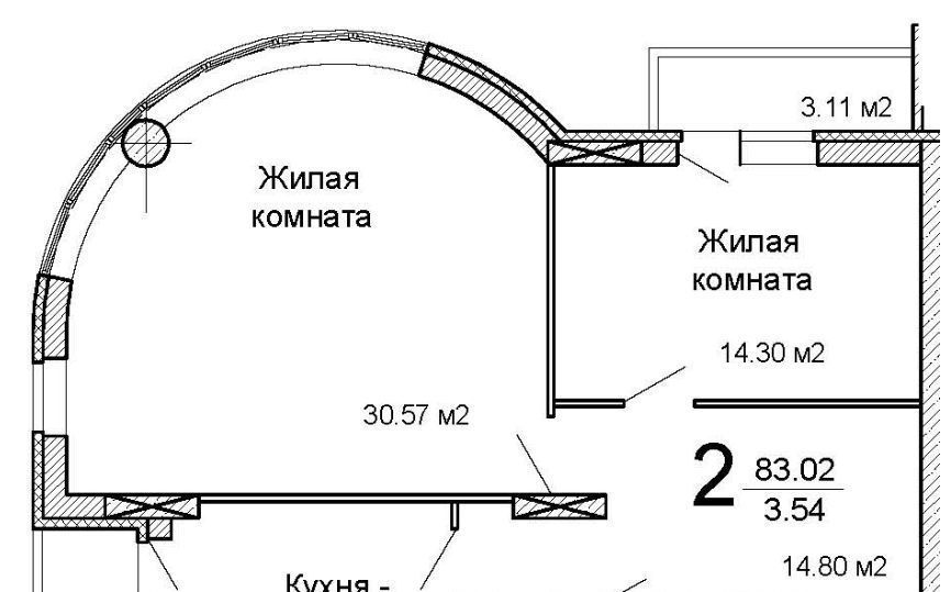 квартира г Нижний Новгород Горьковская ул Семашко 28 фото 1