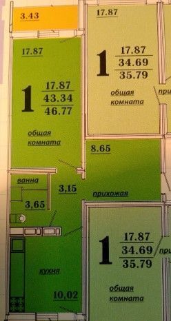 квартира г Ростов-на-Дону р-н Октябрьский Суворовский ул Платона Кляты 17 фото 10