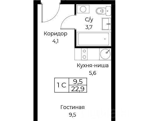 квартира г Москва ЮЗАО Черемушки ул Намёткина 10д Воронцовская фото 1