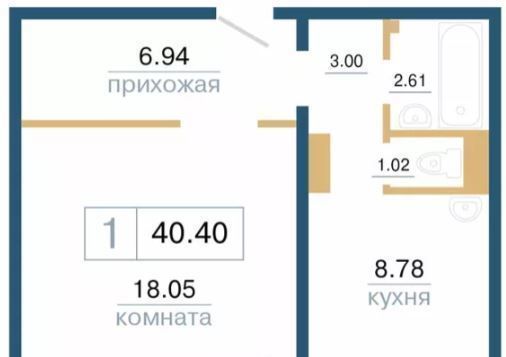 квартира г Красноярск р-н Советский ул Светлова 44 фото 2