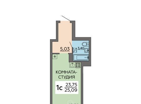 квартира г Воронеж р-н Советский ул Пойменная 45а фото 1