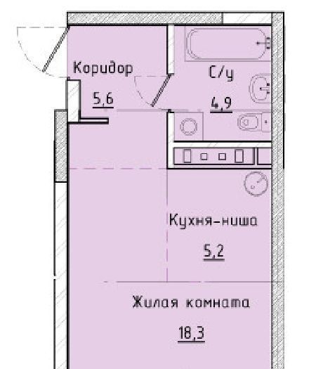 квартира г Екатеринбург Эльмаш Проспект Космонавтов, жилрайон фото 1