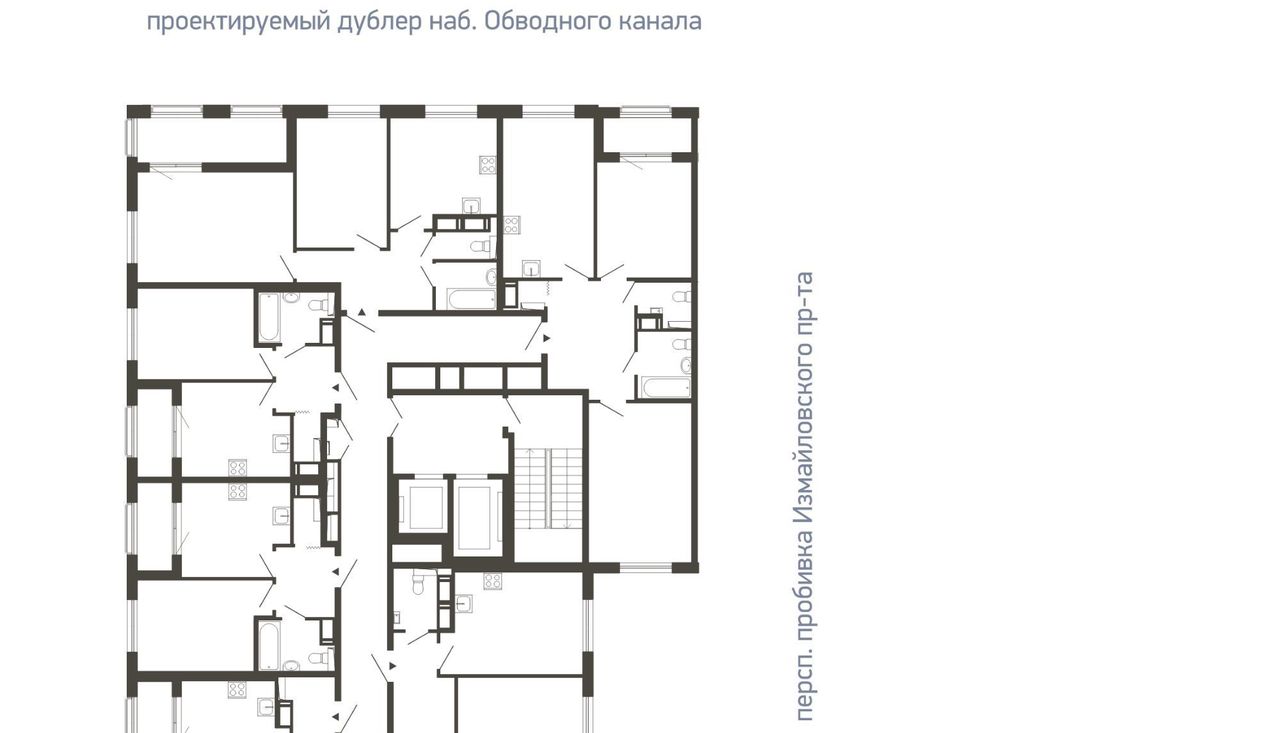 квартира г Санкт-Петербург метро Балтийская ЖК Галактика Измайловское муниципальный округ фото 2