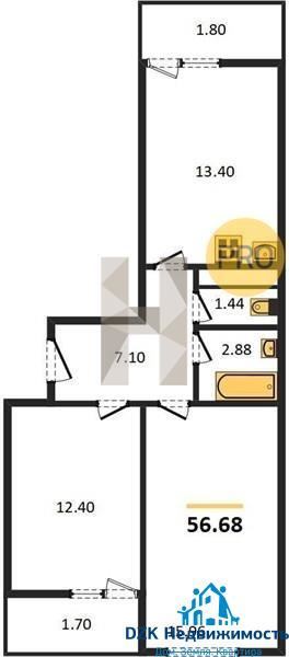 квартира г Краснодар ул Заполярная 39к/3 фото 6