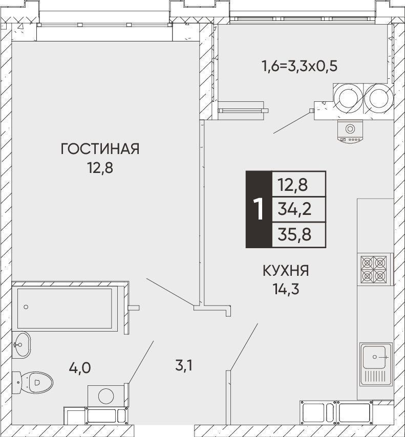 квартира г Ростов-на-Дону р-н Кировский Левый берег ул Левобережная 12 Жилой квартал «Левобережье» фото 1