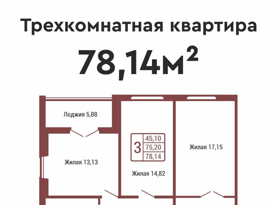 квартира г Обнинск ЖК «Космос 2.0» фото 1