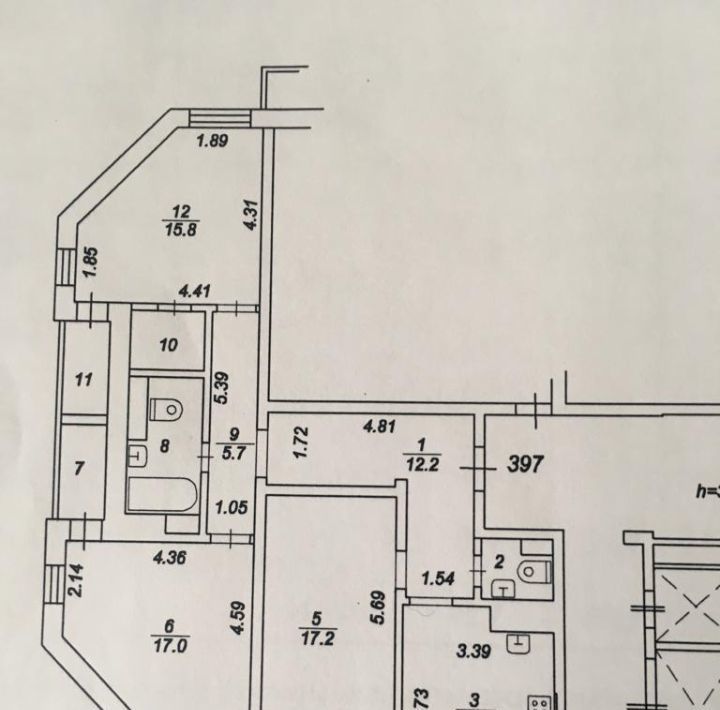 квартира г Балашиха мкр 1 Мая 25, Щелковская фото 15