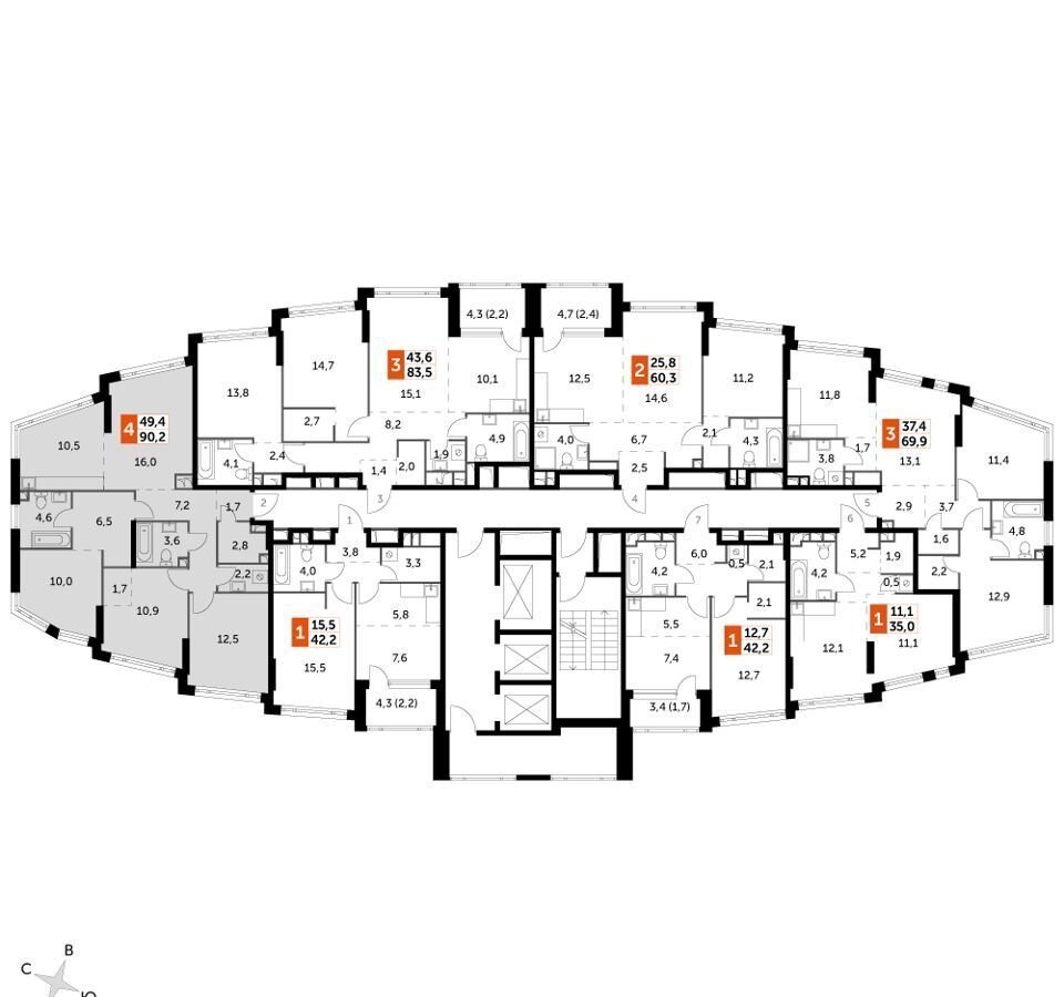 квартира г Москва метро Нагатинская Нагатино-Садовники ш Варшавское 37а/1 фото 2