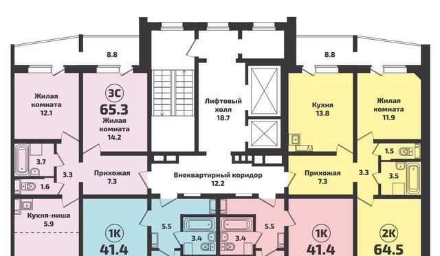 квартира г Новосибирск Заельцовская ул Краузе 25 фото