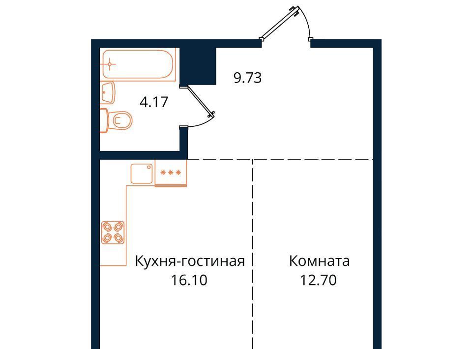 квартира г Иркутск р-н Октябрьский ул Юрия Левитанского 4 фото 1