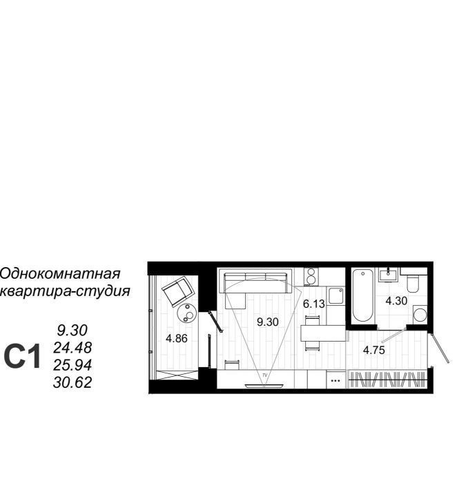 квартира г Иркутск р-н Октябрьский ул Юрия Левитанского 4 фото 3