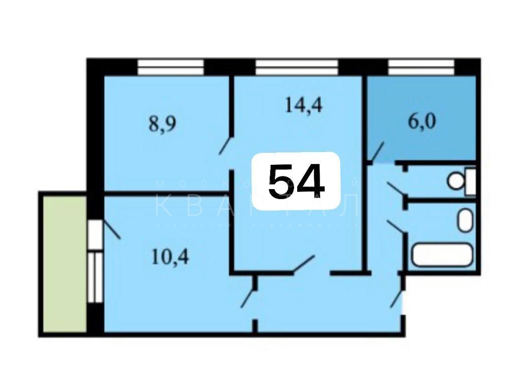 квартира г Москва метро Выхино ул Косинская 18к/3 фото 18