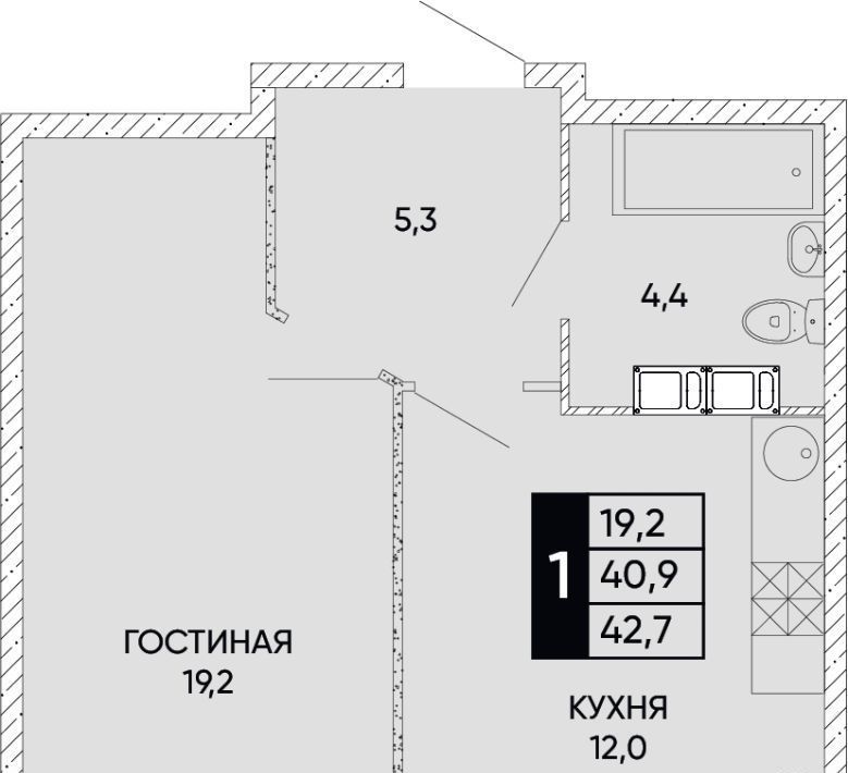 квартира г Ростов-на-Дону р-н Кировский ЖК Левобережье фото 1