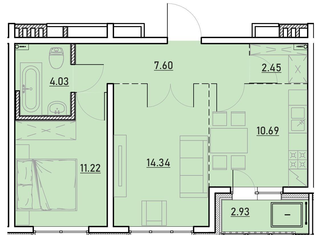 квартира г Иркутск р-н Ленинский ЖК Zenith фото 1