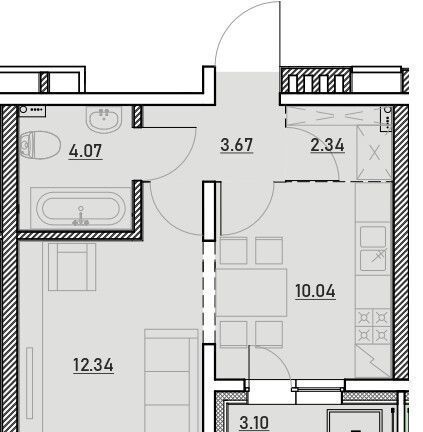 квартира г Иркутск р-н Ленинский ЖК Zenith фото 1