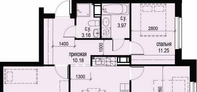 квартира г Санкт-Петербург метро Фрунзенская Ближняя Рогатка пр-кт Московский ЖК Айди Московский 70 к 3 лит В фото