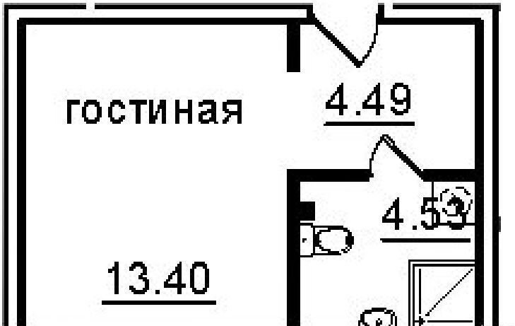 квартира г Санкт-Петербург метро Купчино пр-кт Витебский 1 инвест-отель «IN2IT» округ Гагаринское фото 9