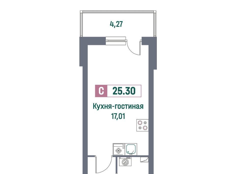 квартира р-н Всеволожский г Мурино ЖК «Ленинградская перспектива» Девяткино фото 1