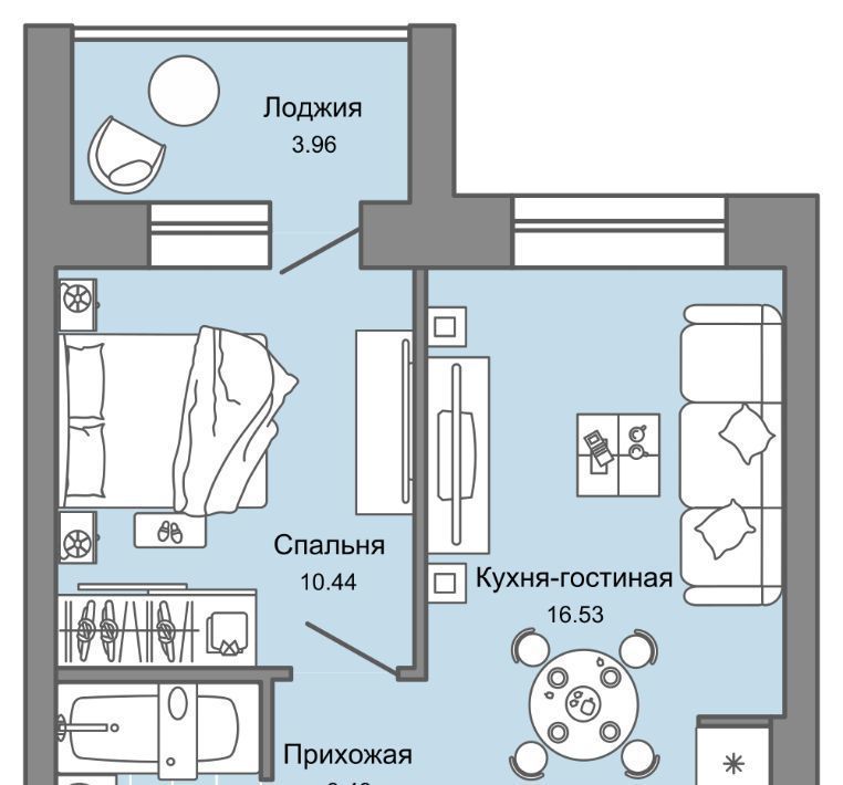 квартира г Киров р-н Ленинский ул Дмитрия Козулева 2к/1 фото 1