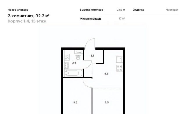 г Москва метро Аминьевская ЖК Новое Очаково к 1. 4 фото