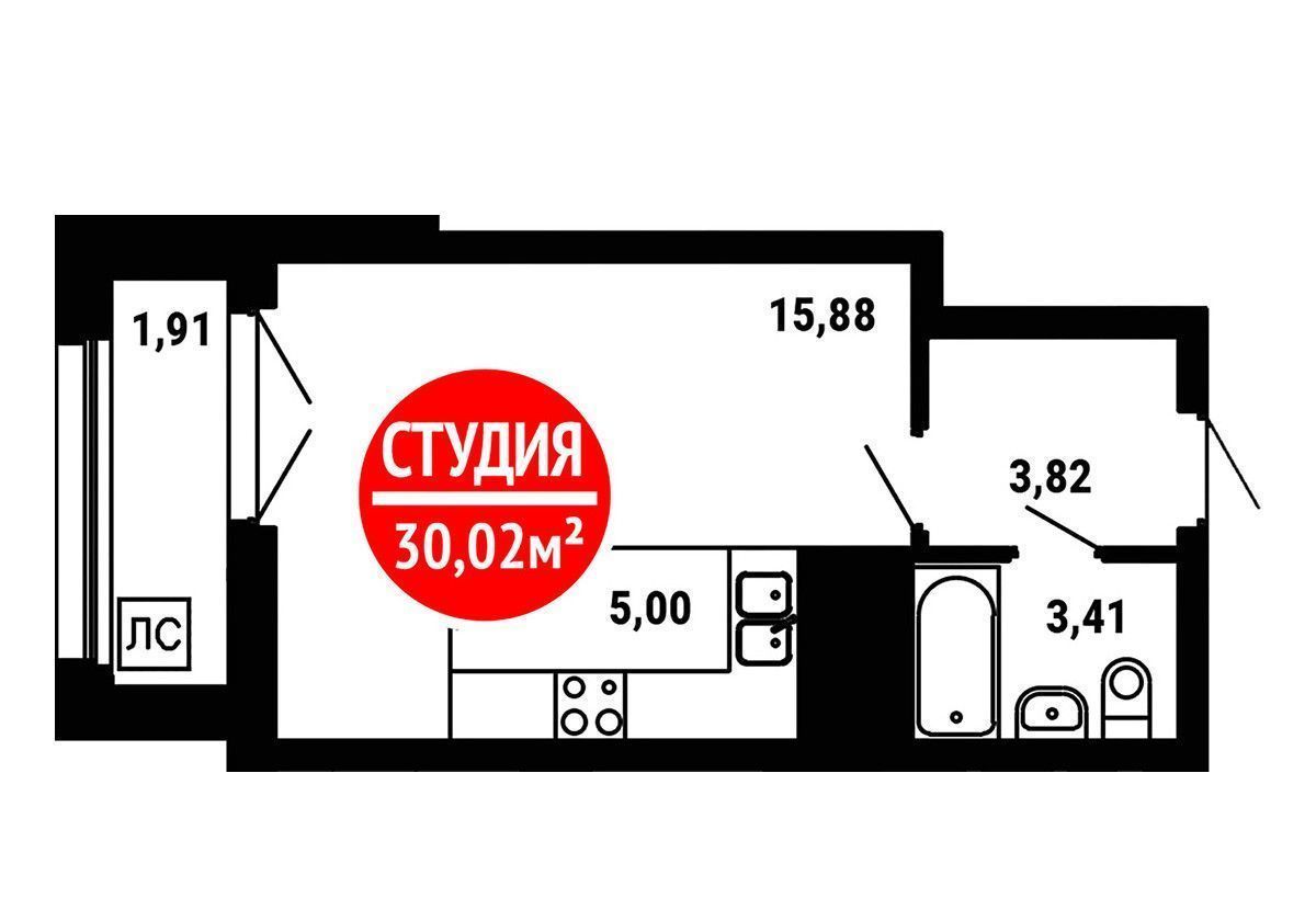 квартира г Уфа р-н Ленинский Кооперативный ул Природная 20 фото 1