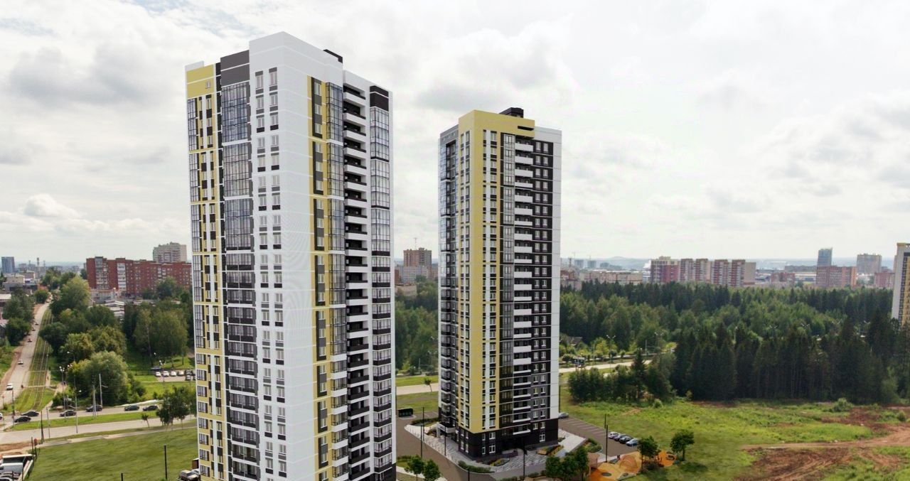 квартира г Ижевск р-н Индустриальный ул 10 лет Октября 79 фото 2