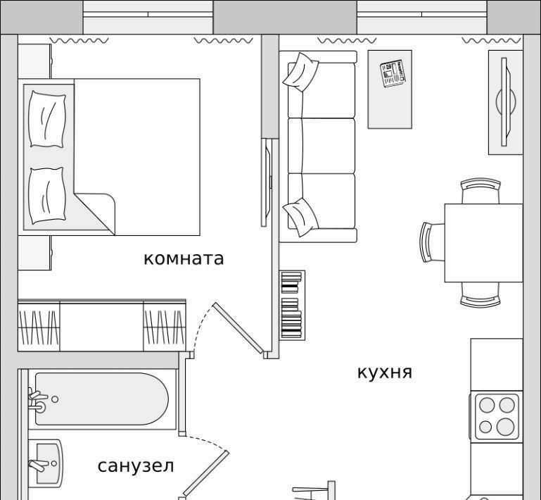 квартира р-н Всеволожский п Бугры ЖК Новые Горизонты Девяткино фото 1