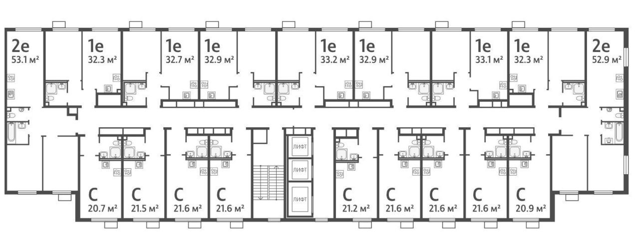 квартира г Москва метро Солнцево ЖК Лучи-2 фото 2