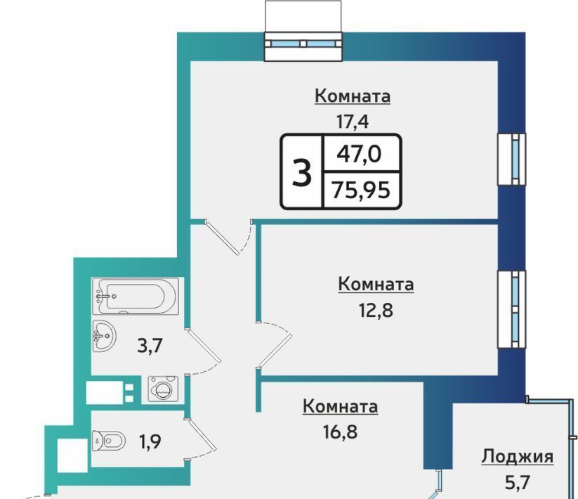 квартира г Ижевск р-н Устиновский Аэропорт жилрайон, Артнова жилой комплекс фото 1