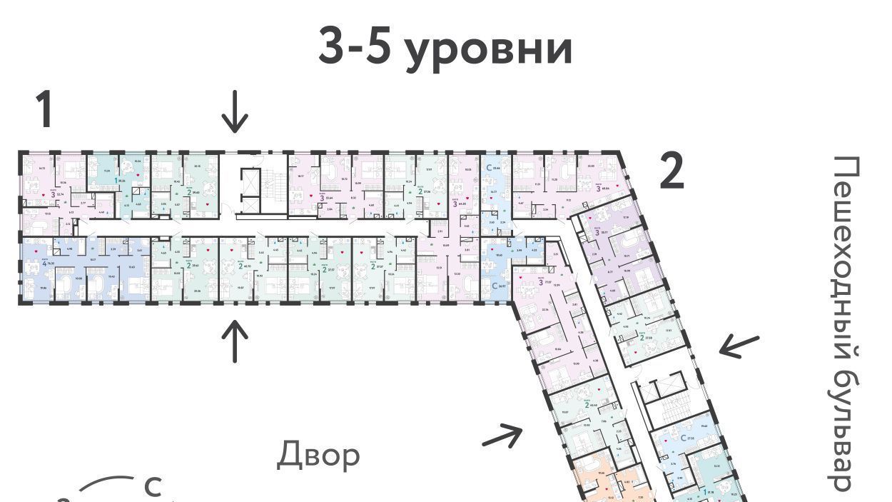 квартира г Тюмень р-н Калининский ЖК «Колумб» фото 2