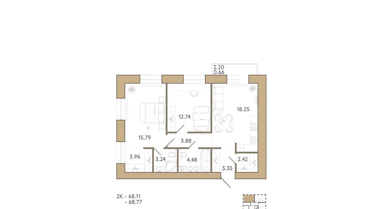 квартира г Пенза р-н Первомайский проезд Свердлова 2-й 27 фото 1