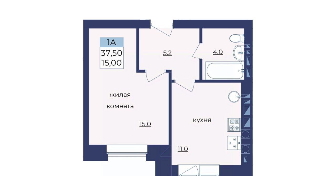 квартира р-н Зеленодольский г Зеленодольск ул Рогачева 25к/2 фото 1