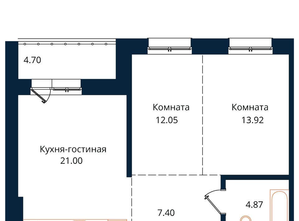 квартира г Иркутск р-н Октябрьский ул Юрия Левитанского 8 фото 1